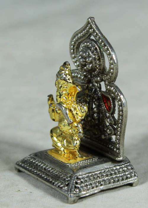 MINIATURE GANESH METAL STATUE (CULTURAL) BID NOW!!