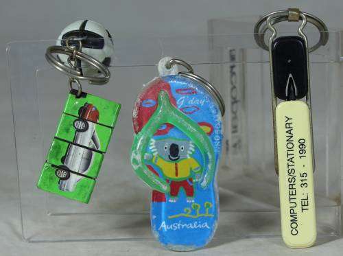set of 3 Keyrings