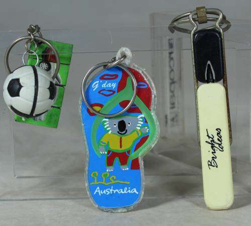 set of 3 Keyrings