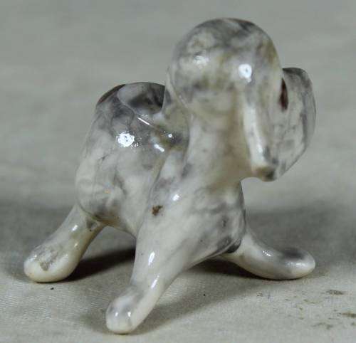 Miniature porcelain puppy
