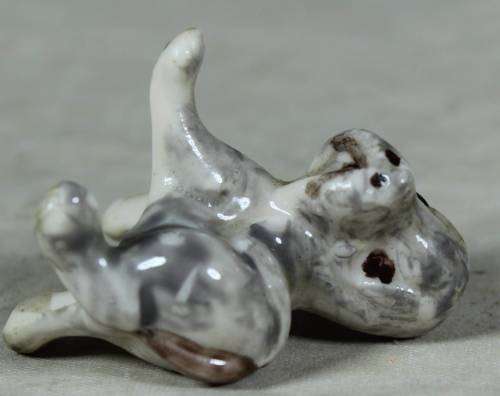 Miniature porcelain puppy