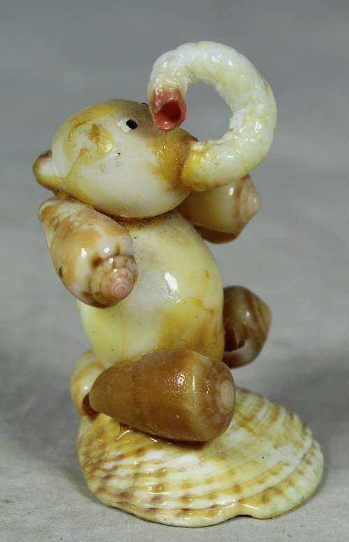Elephant made of shells
