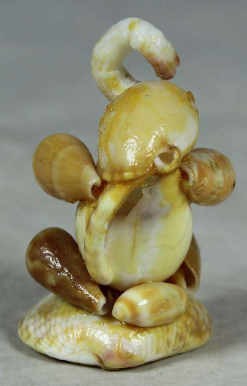 Elephant made of shells