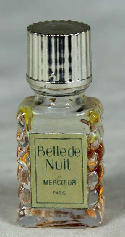 Half full miniature bottle Mercoeur Bell de  Nuit perfume 4ml
