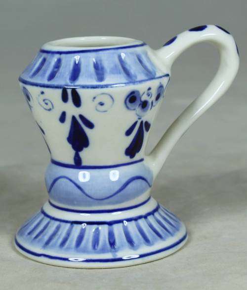 Delft - Blue Hand Painted Candle Holder - A Beauty