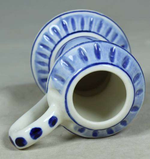 Delft - Blue Hand Painted Candle Holder - A Beauty