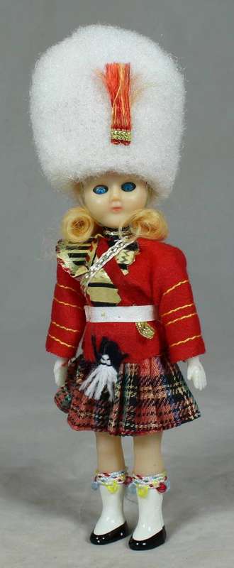 Small cheerleader doll