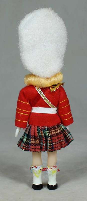 Small cheerleader doll