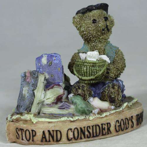 Seated bear - stop and consider God`s wonders