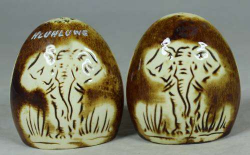 HLuhluwe Salt & Pepper Shaker Set - A Beauty - Bid Now!!!