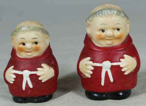 Goebel catholic monk salt & pepper shaker set
