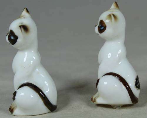 Siamese cats salt & pepper shaker set