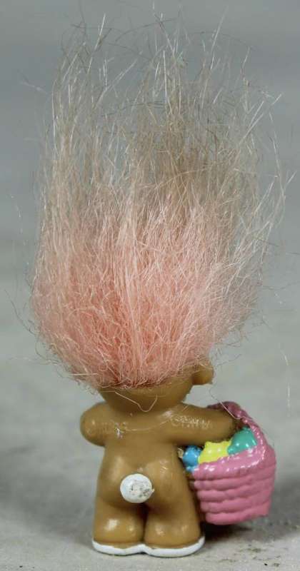 Miniature troll with basket