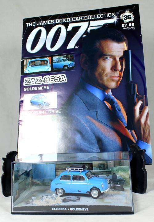 JAMES BOND 007 WITH MAGAZINE UNIVERSAL HOBBIES- ZAZ-965 A (GoldenEye #36)