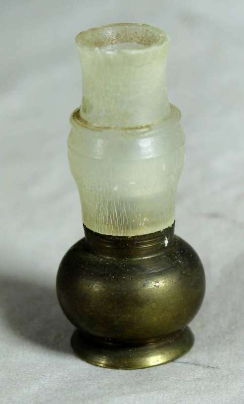 Miniature brass lamp