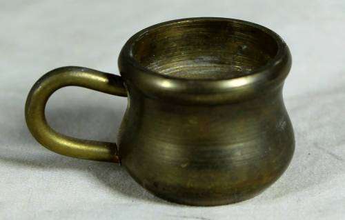 MINIATURE BRASS LARGE MUG - BID NOW!!!