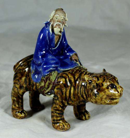 Mud Men Riding on A Tiger - Beautiful!