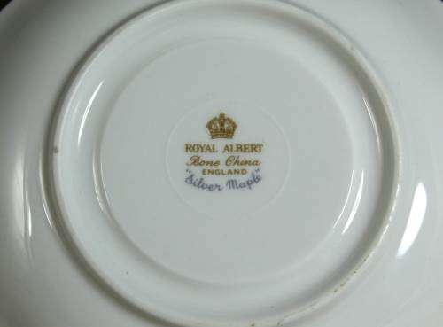 Royal Albert - Silver Maple Saucer - Beautiful!