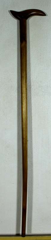 Composite carved wooden cane