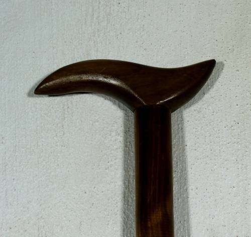 Composite carved wooden cane