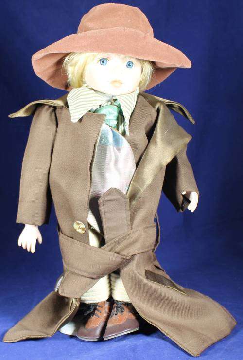 Porcelain doll - Boy in man's clothing