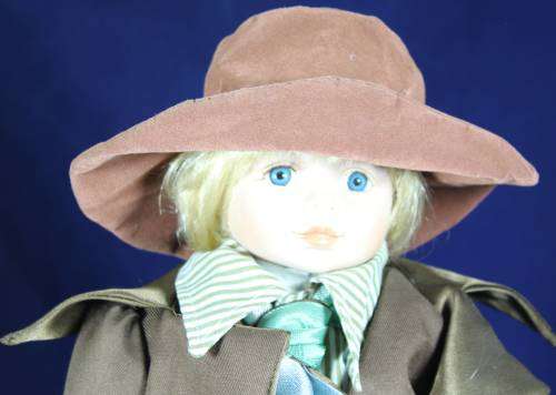 Porcelain doll - Boy in man's clothing