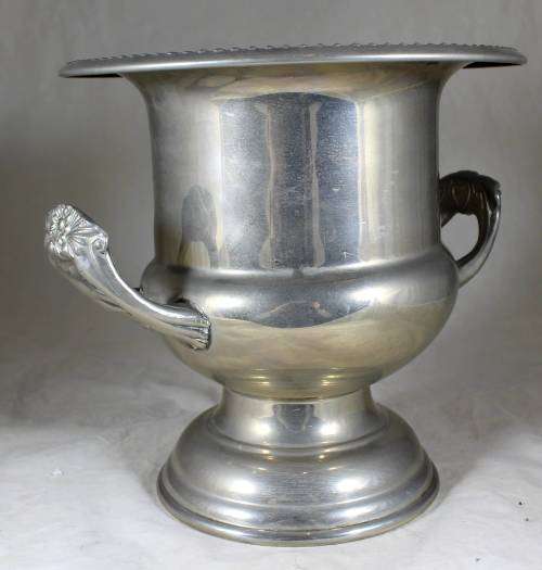 Silver plated ice bucket