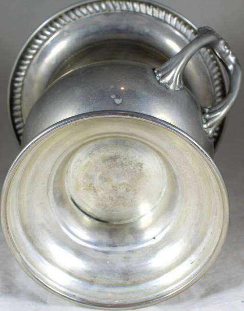 Silver plated ice bucket