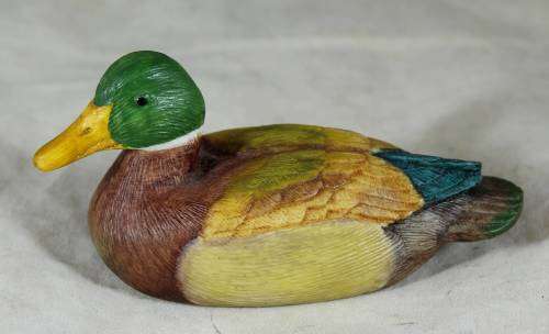 Colorful small molded duck