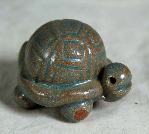 Miniature pottery tortoise