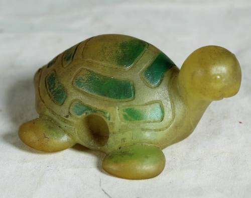Miniature plastic tortoise