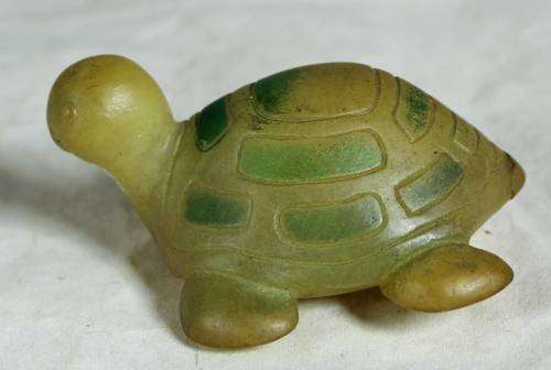 Miniature plastic tortoise