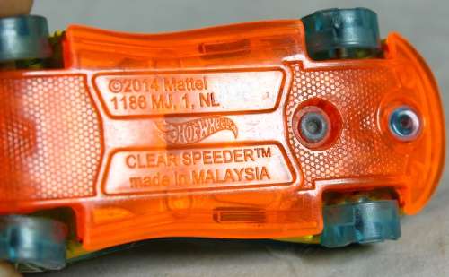 Hotwheels - Clear Speeder (2014)