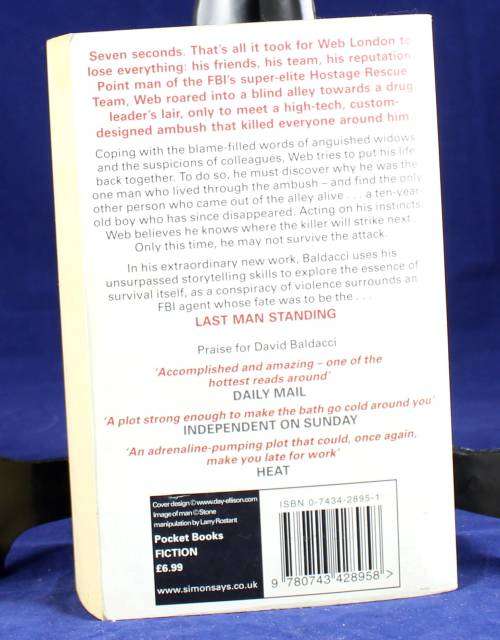 Trevor Baldacci - Last Man Standing - ISBN0743428951- BID NOW!!
