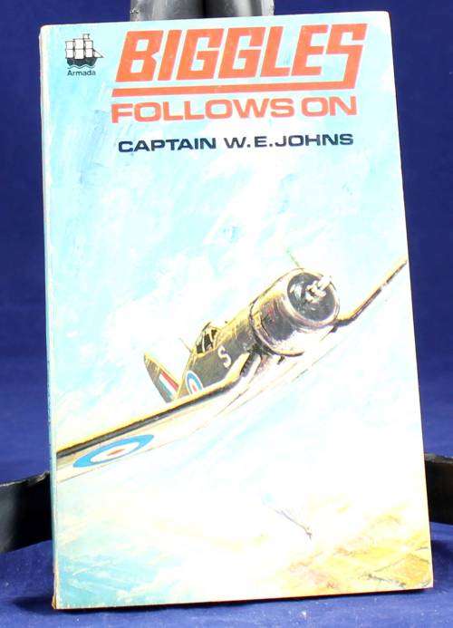 Captain W.E Johns - Biggles Follows On (1952)  - BID NOW!!