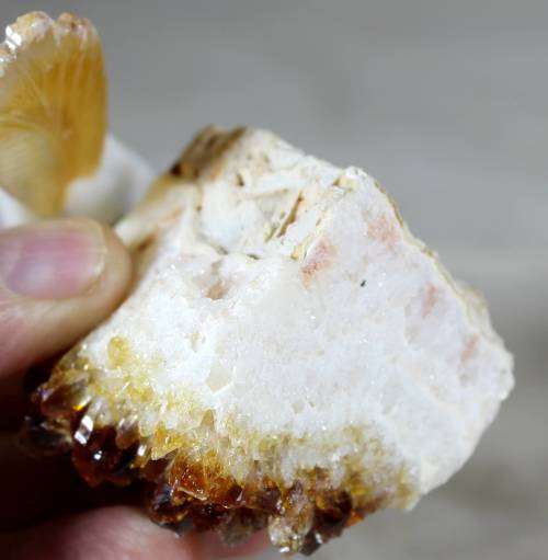 Semi Precious Stone - Bird on Rock - White Bird - Beautiful!