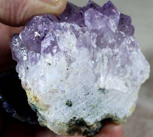 Semi Precious Stone - Bird on Rock - Parrot - Beautiful!
