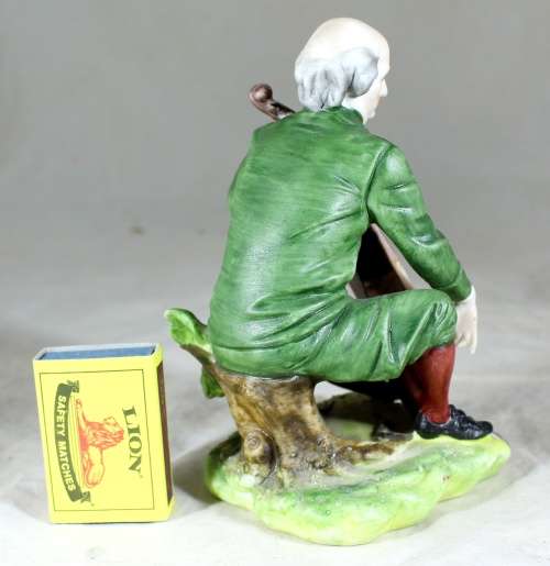 Musician Playing Cello Figurine