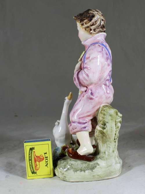 Girl Feeding the Ducks Figurine
