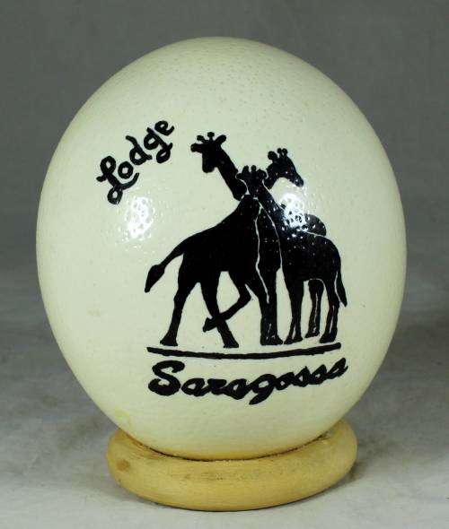 Lodge Soragossa ostrich egg