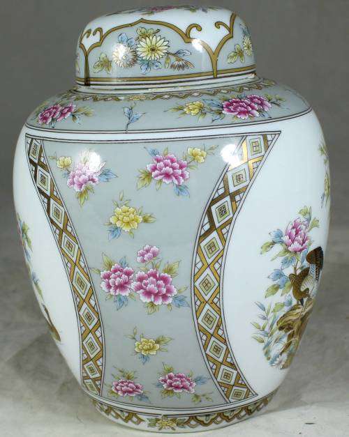 Ornate ginger jar