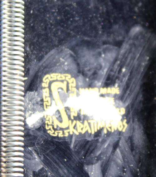 S Klatimsnos - 24kt gold display plate - chariot racing