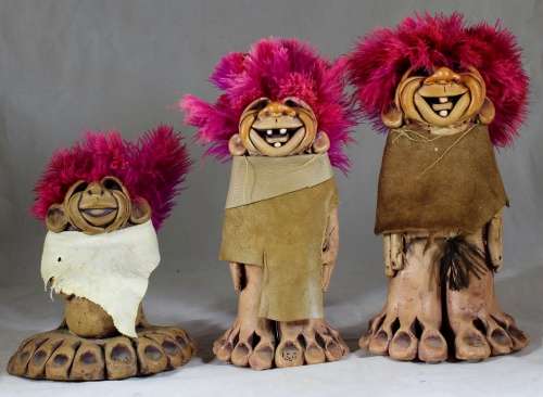 Kalahari Pottery Troll Set  Bid Now!!