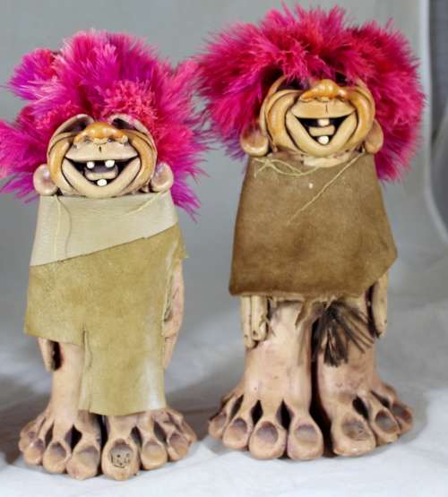 Kalahari Pottery Troll Set  Bid Now!!
