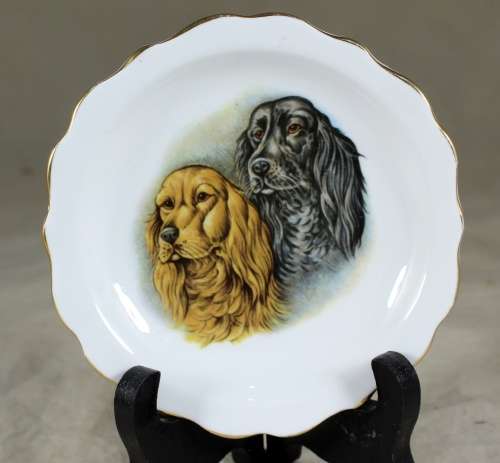 Royal Standard Display Plate with Spaniels  Bid Now!!