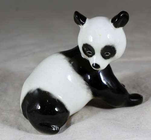Porcelain Panda Bear - Made in USSR  Bid Now!!