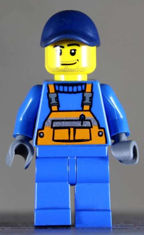 Lego mini figurine - City worker (CTY0042)