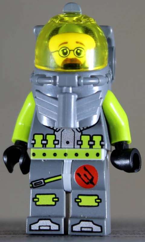 LEGO MINI FIGURINE - Atlantis Diver 6 - Jeff Fisher (ATL009)