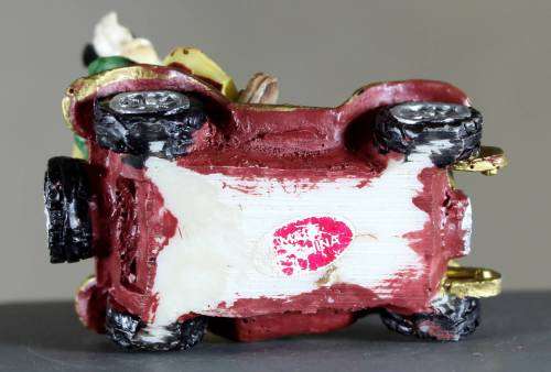 Small Clown Figurine - Driving a car - BID NOW