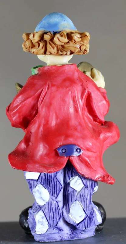Small Clown Figurine - Playing the Cymbals - BID NOW